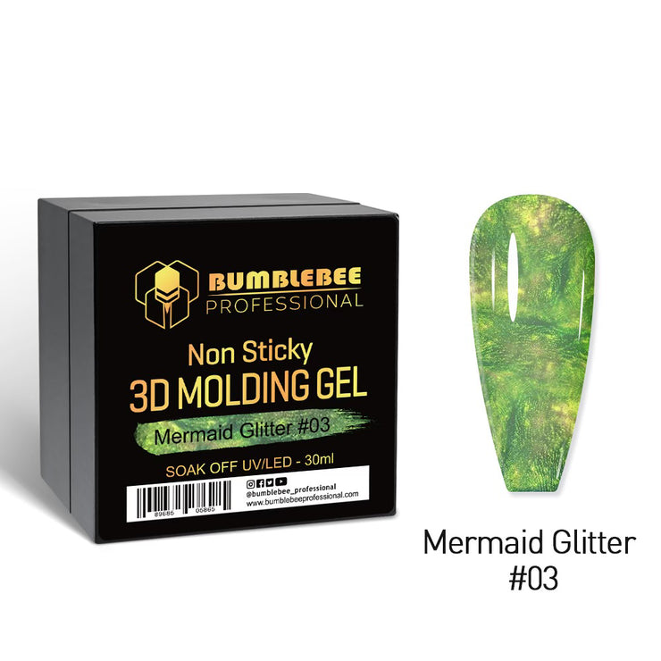 3D Molding Gel   Non-Sticky   Mermaid  # 3